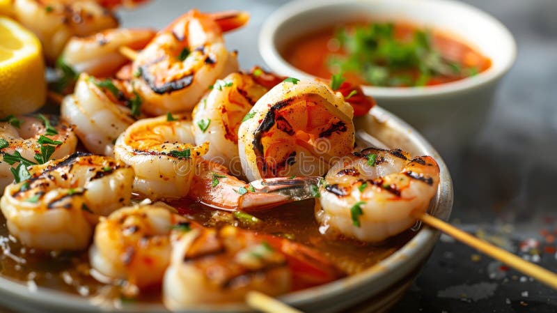 Bouillabaisse risotto : cremiges Risotto mit Bouillabaisse-Brot, überzogen mit Garnelenmussen und Muscheln vektor abbildung