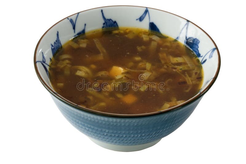 Potage Japonais Avec Des Oeufs Image stock Image du fermer, nutrition