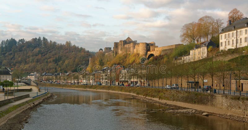 Bouillonkasteel in Wallonia, België royalty-vrije stock fotografie Bouillonkasteel in Wallonia, België royalty-vrije stock fotografie