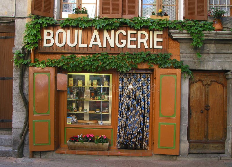 Boulangerie - Baker stock image