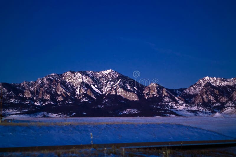 Boulder Flat Iron Mountains