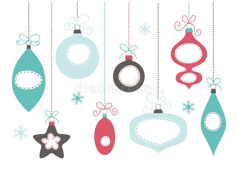 Boules d'arbre de Noël illustration stock Boules d'arbre de Noël illustration stock
