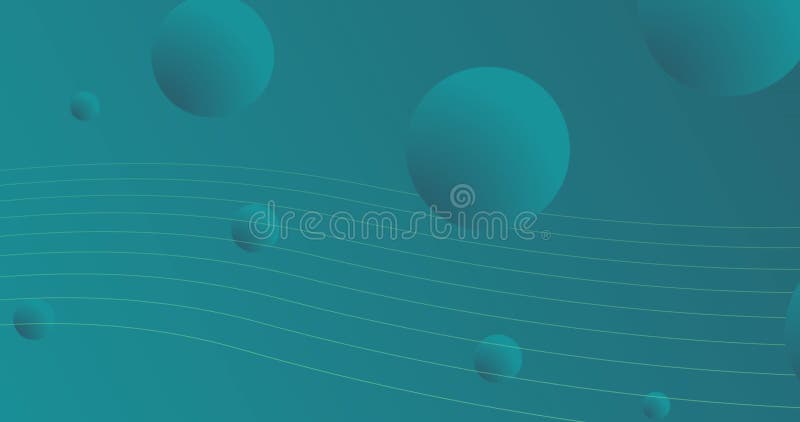 Boules de sarcelle d'hiver au-dessus de la ligne blanche vagues illustration de vecteur