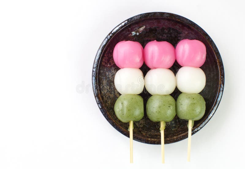 Boulette Et Bonbon Japonais De Dango Image stock - Image du