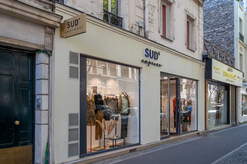Exterior View of a Sud Express Boutique, a French Ready-to-wear Women S  Clothing Brand Editorial Photography - Image of clothing, display: 256810872