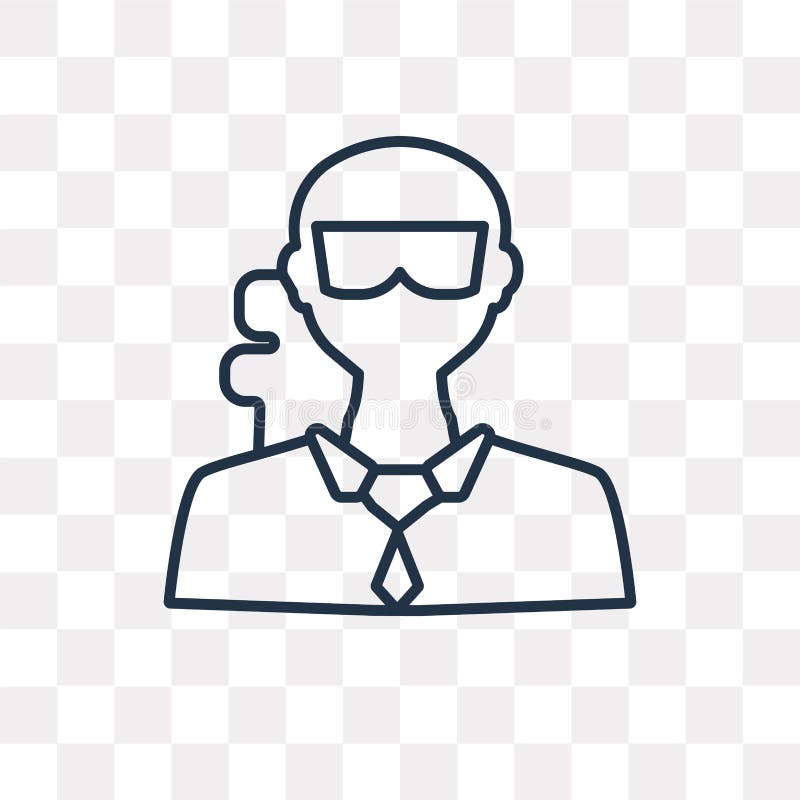 Bouncer vector icon isolated on transparent background, linear B. Bouncer vector outline icon isolated on transparent background, high quality linear Bouncer transparency concept can be used web and mobile