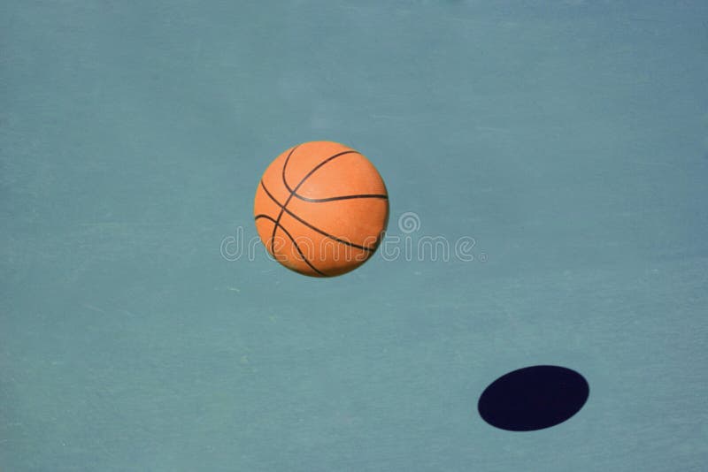Bouncing basketball stock photo. Image of hoops, black 1422914