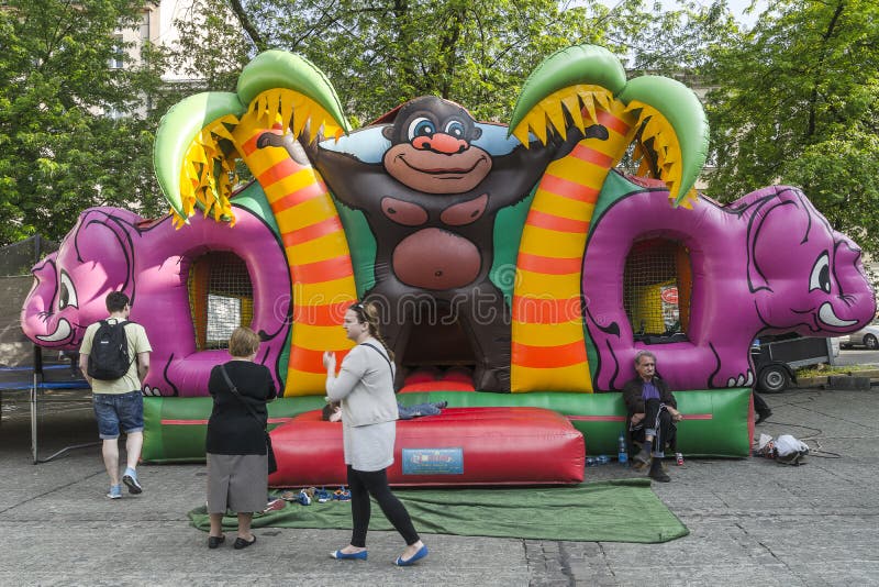 Bouncy Castle royalty free stock photo Bouncy Castle royalty free stock photo