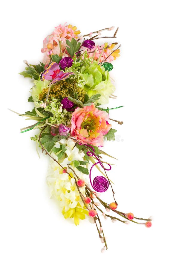 Bouquet of artificial flowers