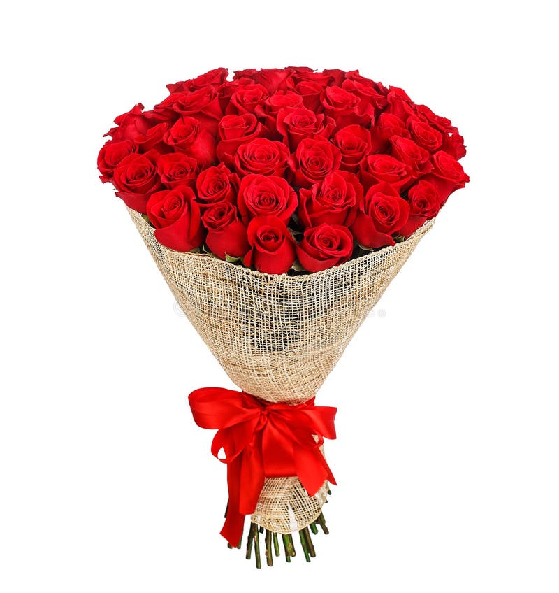 Bouquet De Fleur De 50 Roses Rouges Image stock - Image du mariage, fête:  88839957
