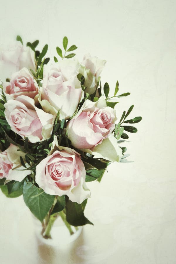 Bouquet des roses roses sensibles photo libre de droits Bouquet des roses roses sensibles photo libre de droits
