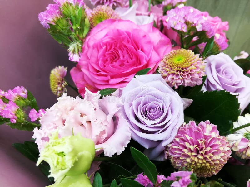 A Bouquet of Different Wild Field and Garden Flowers Chamomile, Bell