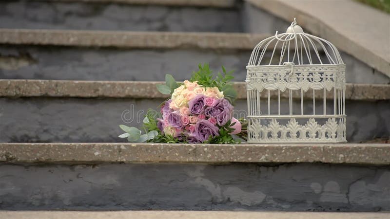 Bouquet nuptiale avec l'espace de copie.