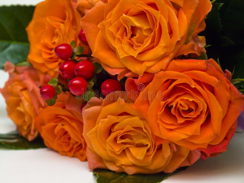 Bouquet of Red Roses and Yellow Tulips Stock Photo Image of gift