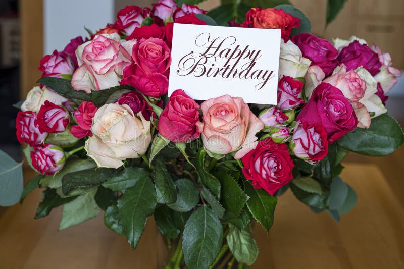 12,314 Happy Birthday Red Roses Stock Photos - Free & Royalty-Free Stock  Photos from Dreamstime