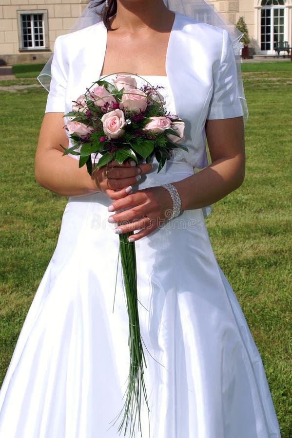 Flower girl stock image. Image of girl, ceremony, decoration 1414061