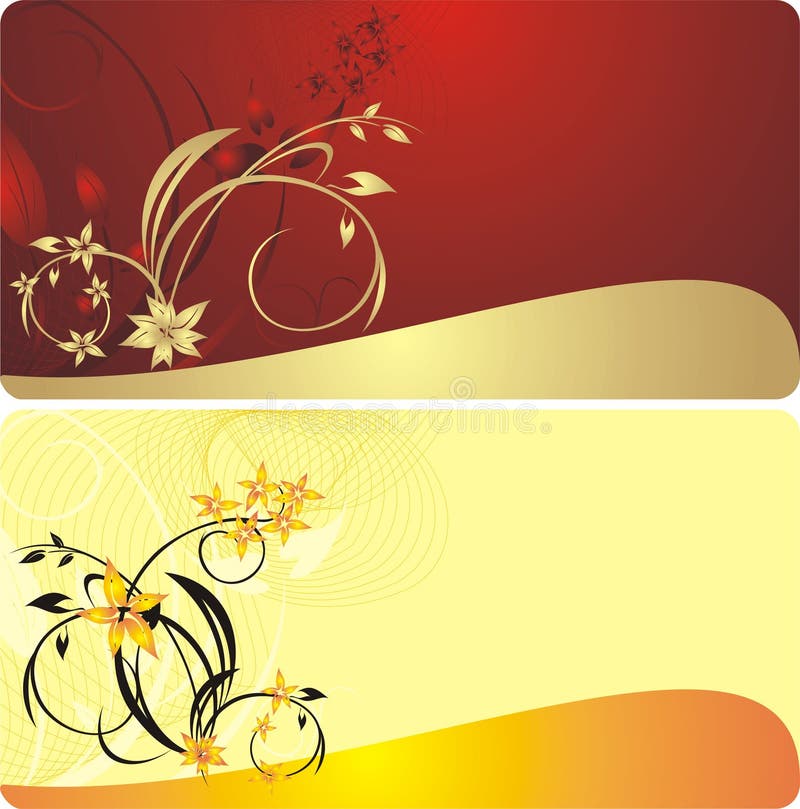 Bouquets of flowers. Decorative backgrounds