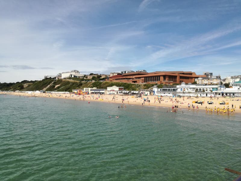 Bournemouth Beach editorial image. Image of pier, england 32578830