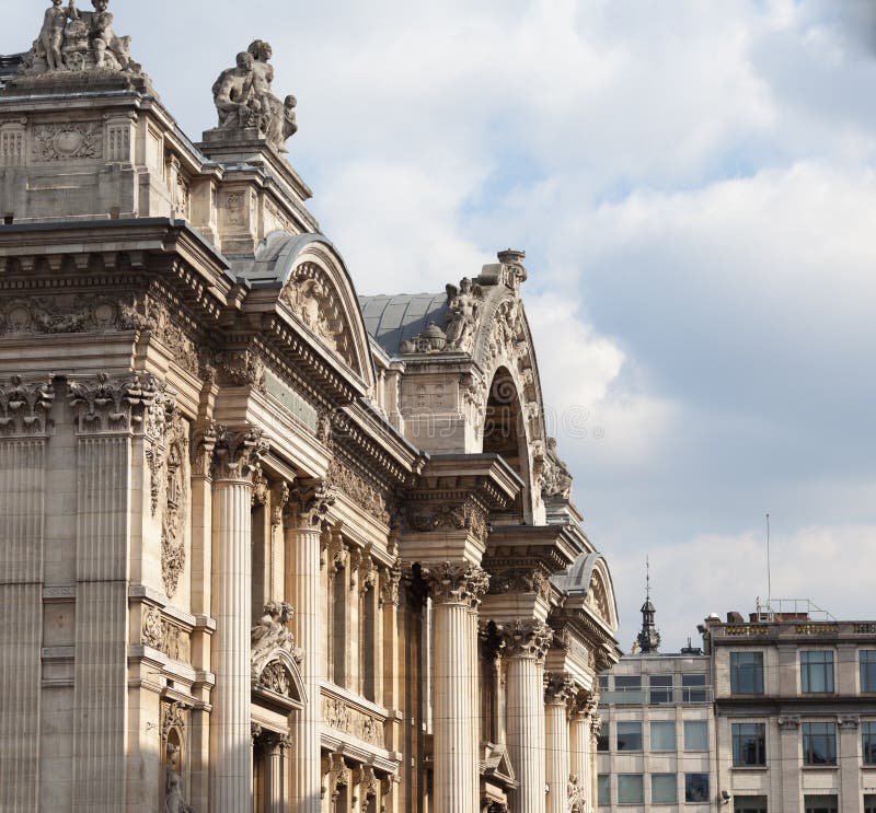 Bourse De Bruxelles in Brussels Stock Photo - Image of belgien, belgium ...