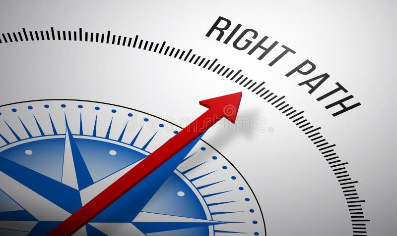 Boussole Avec Une Icone De Bonne Direction Illustration Stock Illustration Du Guide Affaires 7690