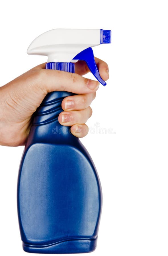 BOUTEILLE DE JET - NETTOYEUR EN VERRE Image stock - Image du conteneur,  désinfectant: 29003493