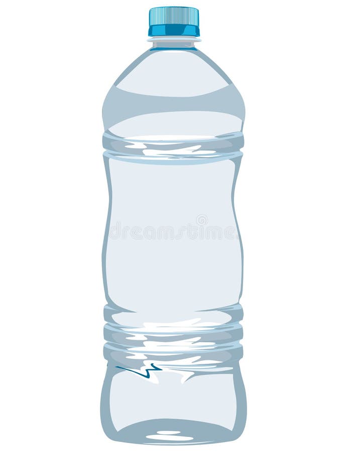 Petite Bouteille D'eau En Plastique Simple Illustration de Vecteur -  Illustration du propre, frais: 21619985