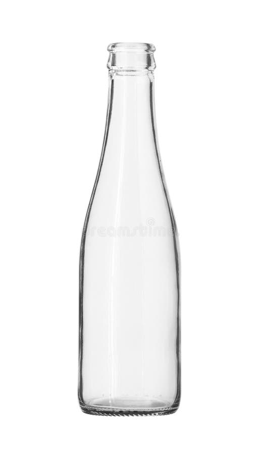 Bouteille en verre de boisson non alcoolisée d'isolement sur le fond blanc photos stock Bouteille en verre de boisson non alcoolisée d'isolement sur le fond blanc photos stock