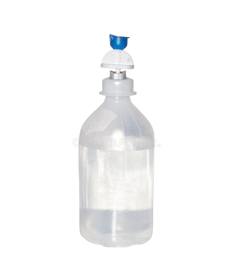 Bouteille et mini-transitoire d'infusion photo stock Bouteille et mini-transitoire d'infusion photo stock