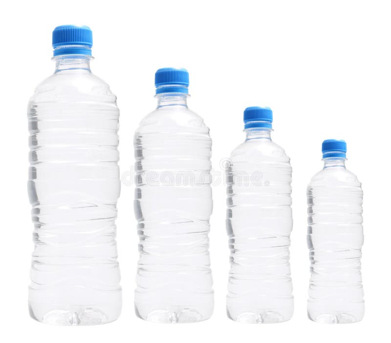 Bouteilles de l'eau images libres de droits Bouteilles de l'eau images libres de droits