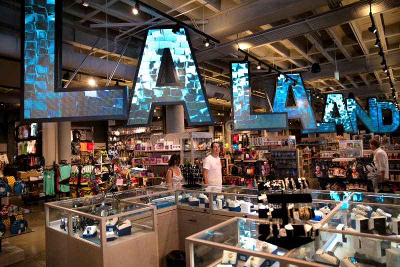 Boutique De Souvenirs Dans Hollywoodland Photo stock éditorial Image