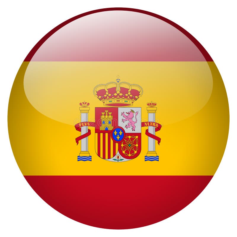 Bouton de l'Espagne illustration libre de droits Bouton de l'Espagne illustration libre de droits
