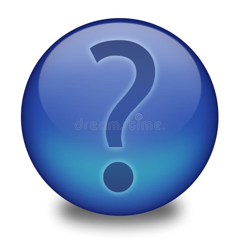 Bouton de point d'interrogation illustration libre de droits Bouton de point d'interrogation illustration libre de droits