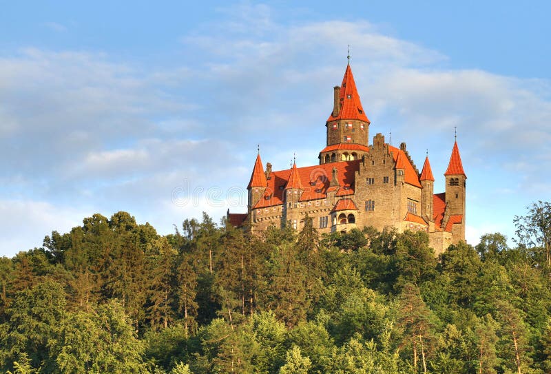 Bouzov castle in Czech republic
