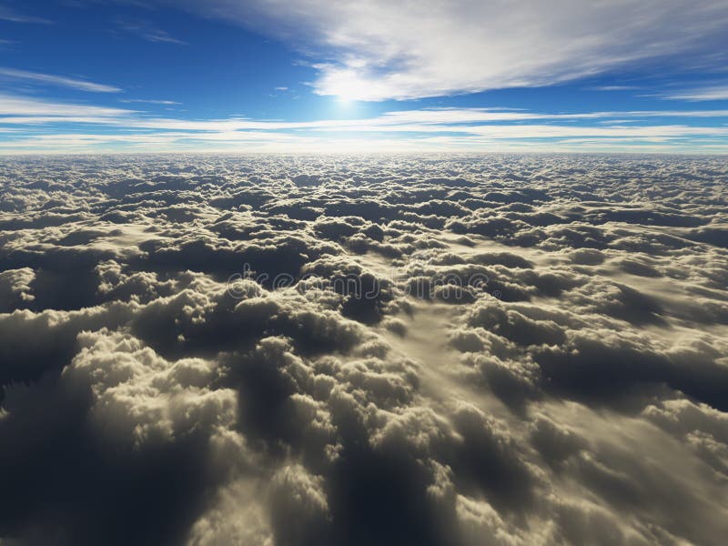 Boven de wolken - cloudscape