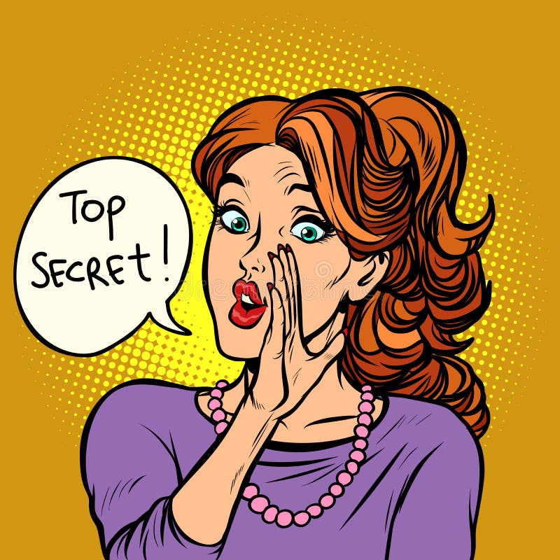 Bovenkant - geheim de vrouwen roddelen gerucht vector illustratie Bovenkant - geheim de vrouwen roddelen gerucht vector illustratie