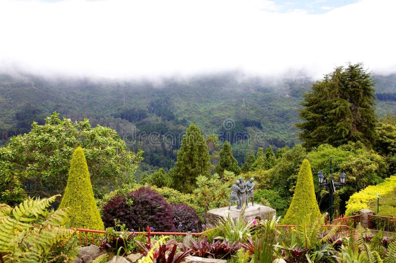 Bovenop Cerro DE Monserrate royalty-vrije stock afbeeldingen Bovenop Cerro DE Monserrate royalty-vrije stock afbeeldingen