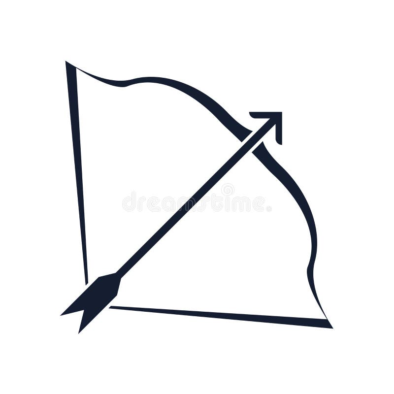 Bow and Arrow Logo stock vector. Illustration of weapon 51511901
