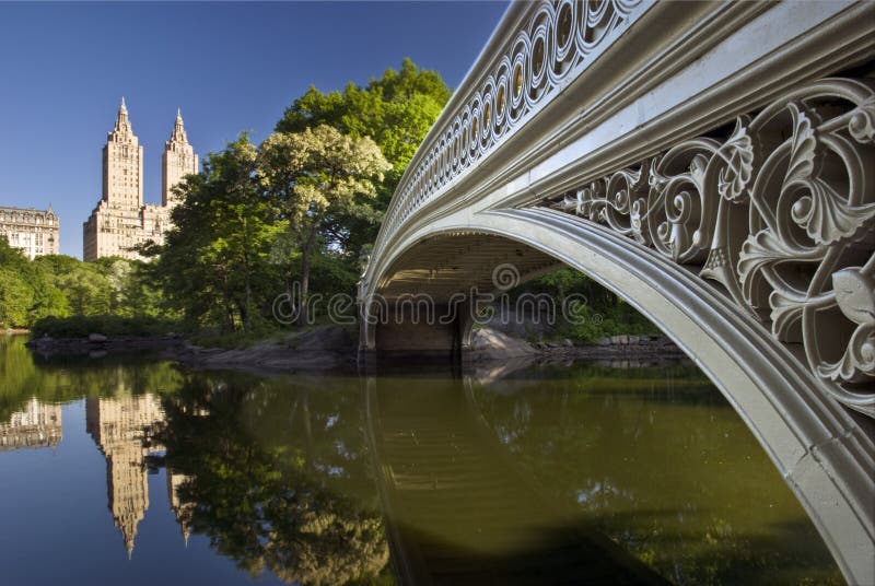 Bow Bridge in Central Park, New York