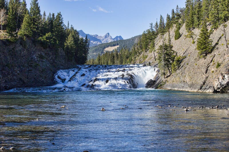 The Bow Falls, Banff, Canada Stock Image Image of object, banff 236624557