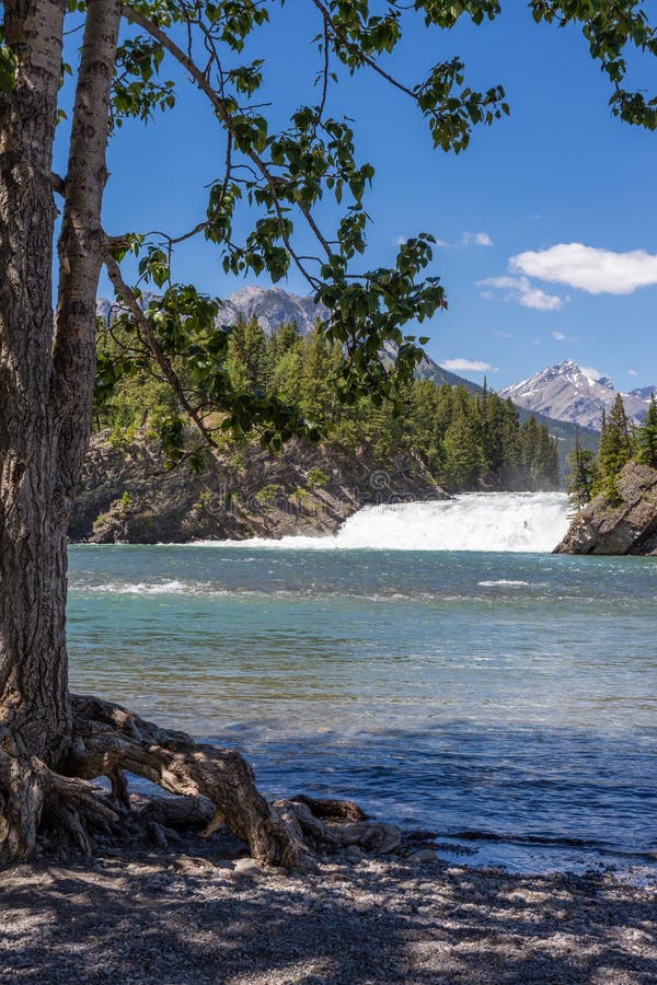 Bow Falls Banff National Park Stock Image Image of falls, heritage