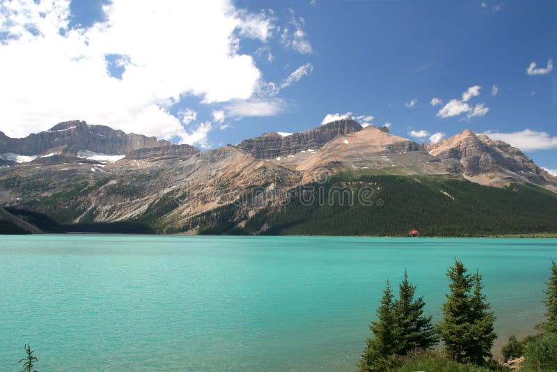 Bow Lake, Canada stock photos