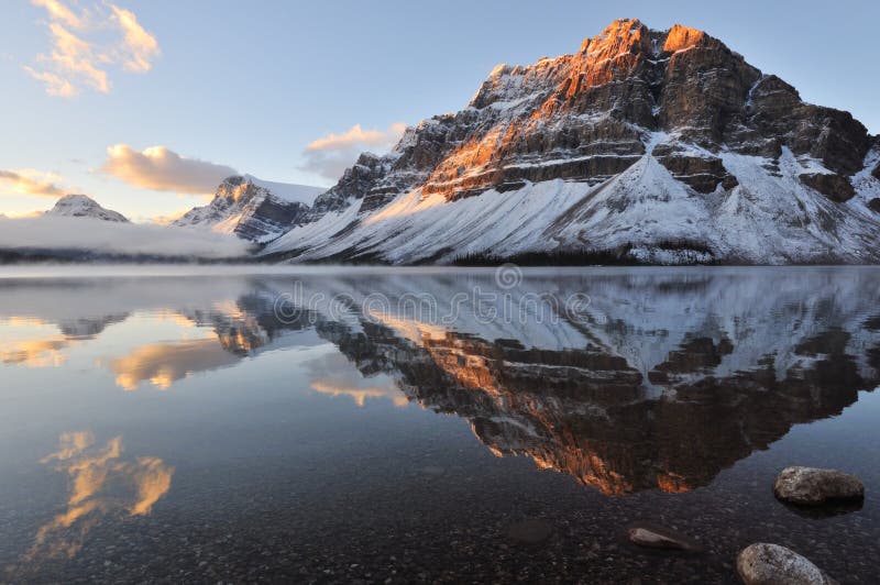 Bow Lake sunrise, Banff National Park