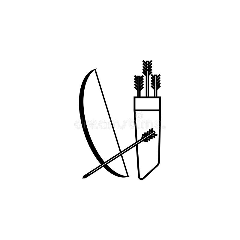 arrow and quiver icon arrow and quiver icon