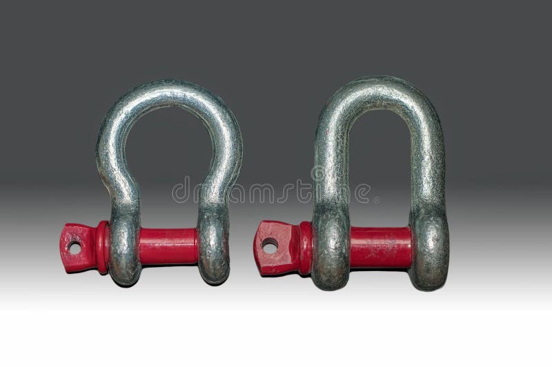 Bow type and D type shackles