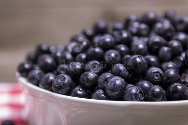 Bowl of blueberries stock image. Image of ripe, blueberry 139737921