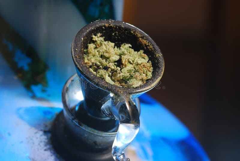 Bowl of Cannabis stock photo. Image of ground, close 15740382