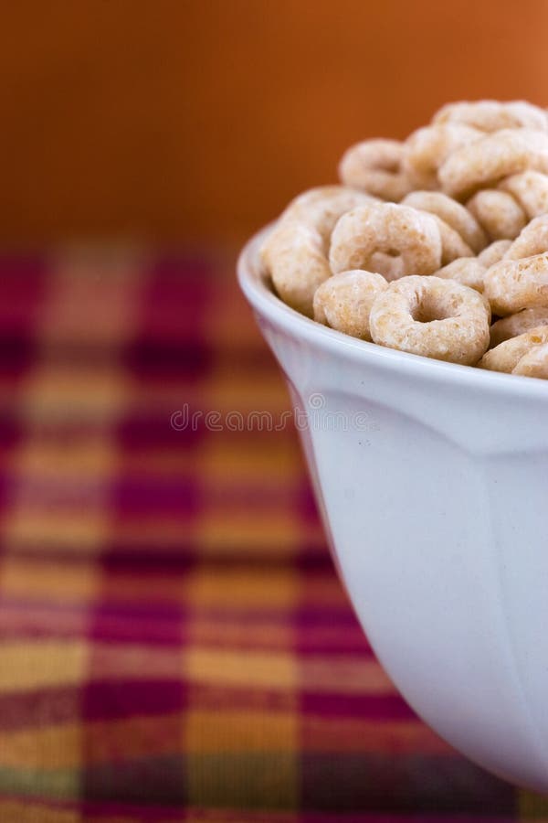 Bowl of Cheerios royalty free stock photos Bowl of Cheerios royalty free stock photos