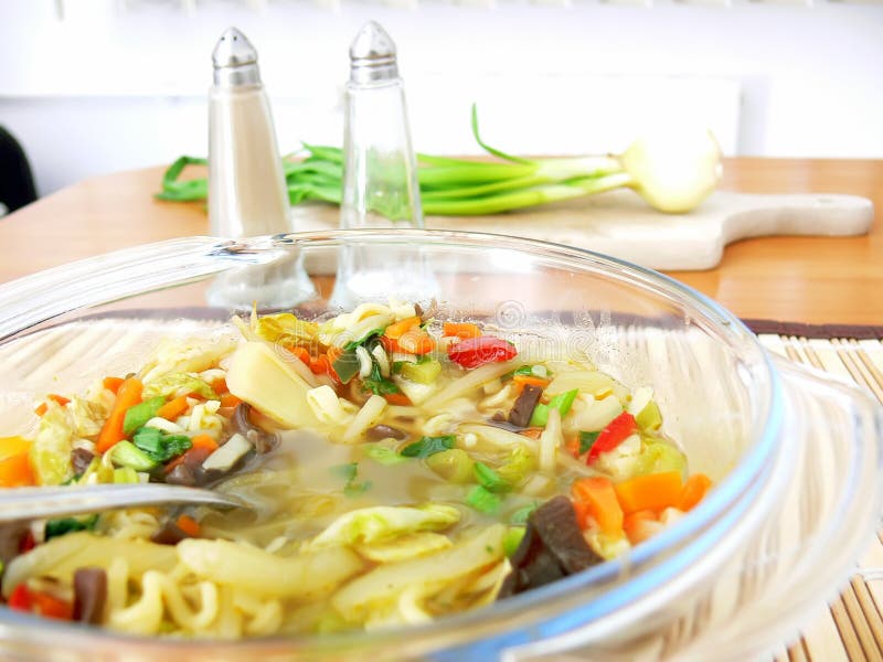 Chinese soup bowls stock photo. Image of isolated, brittle 17567436