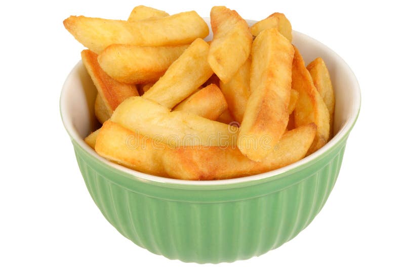 Bowl of Chips stock image. Image of snack, fries, clipping 43358293