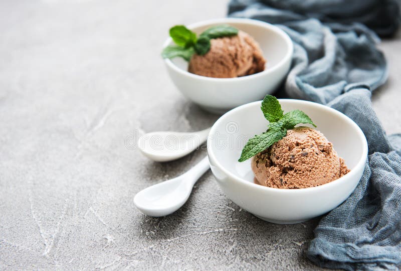 Chocolate ice cream stock images Chocolate ice cream stock images